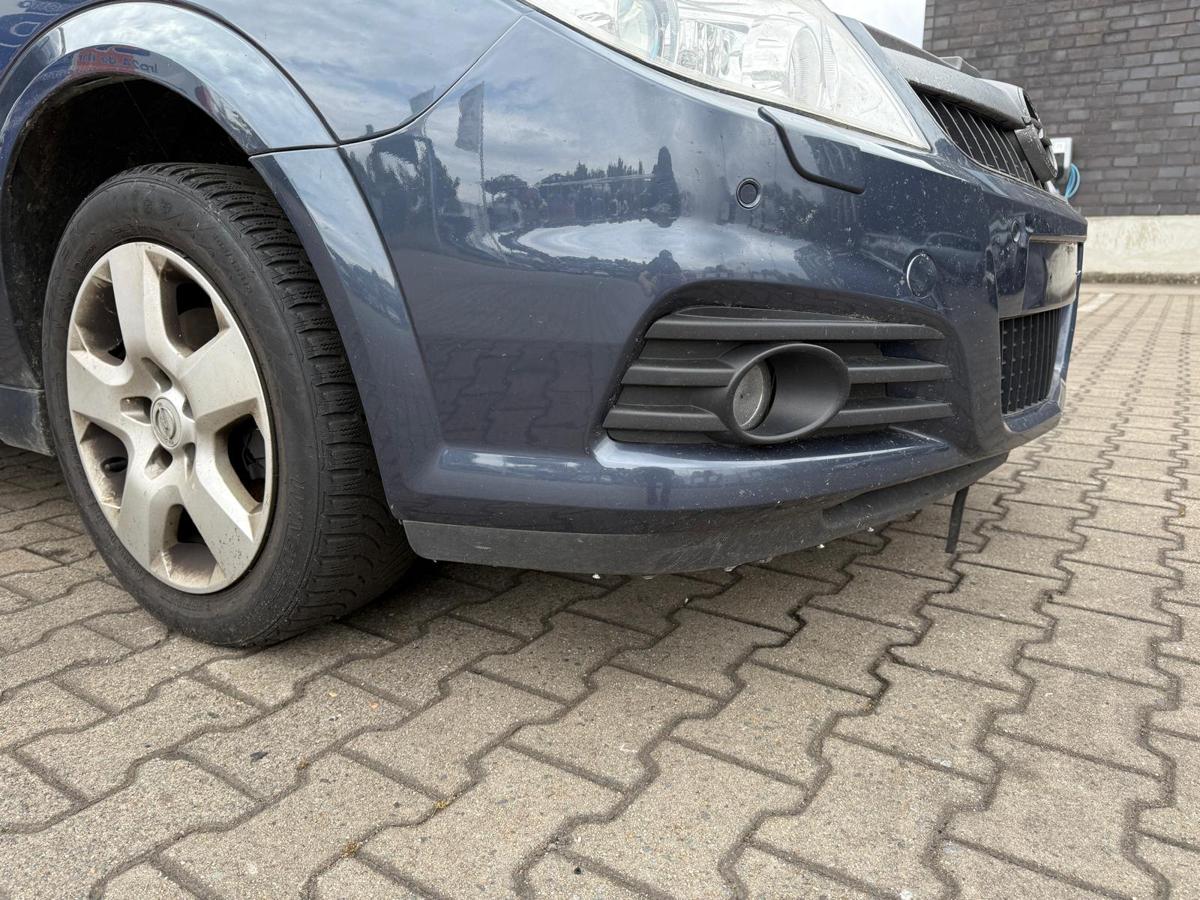 Opel Vectra C original Stoßstange Stoßfänger vorn Z168 Metroblau Facelift BJ06